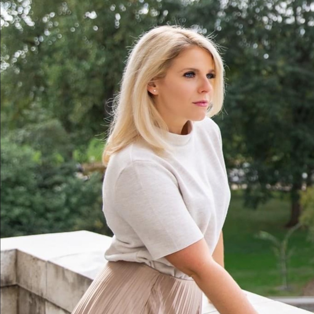 ZARA short sleeve mock neck top